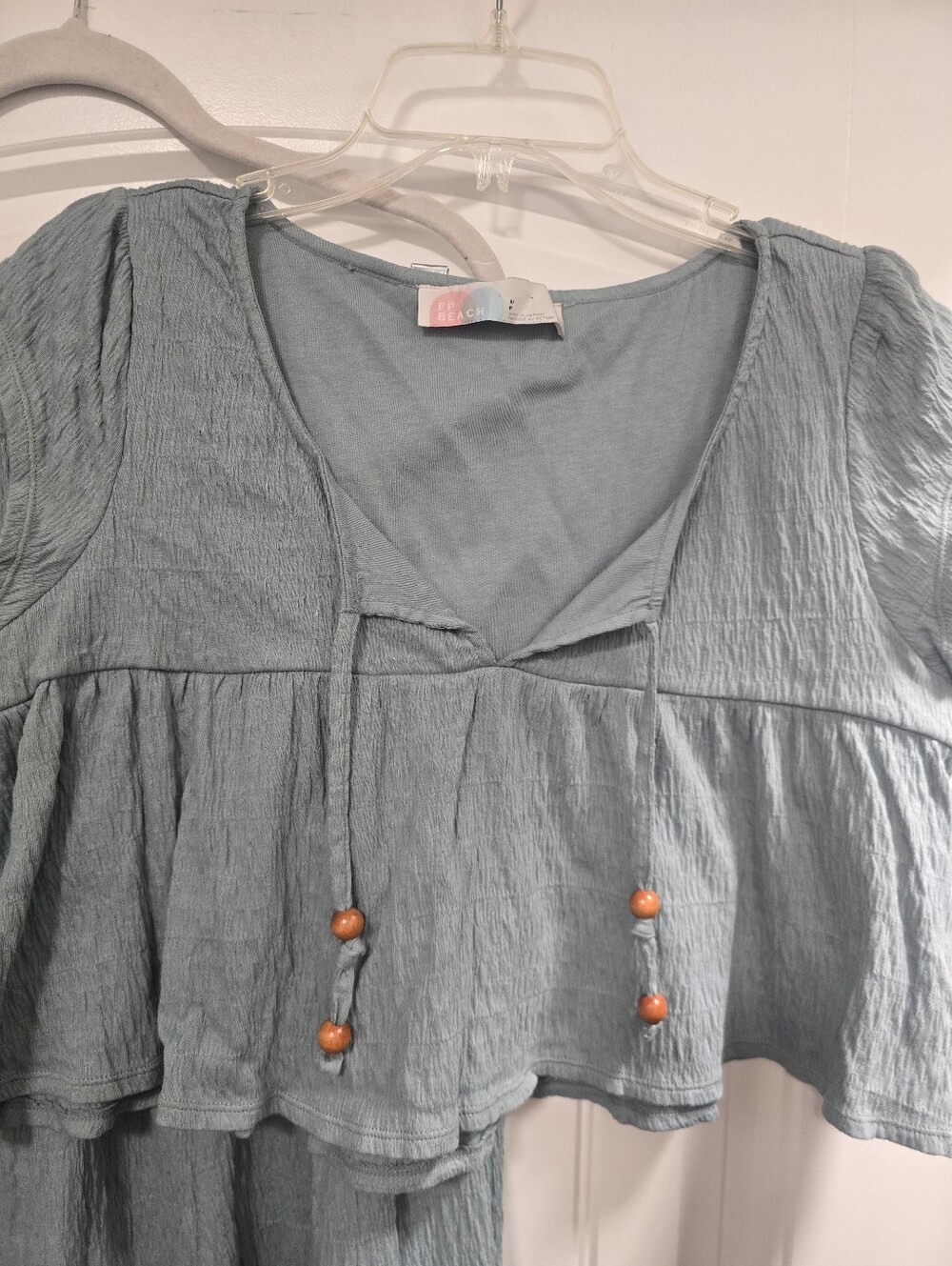 FREE PEOPLE BEACH Alaina Skirt Set In Slate - Picture 4 of 7